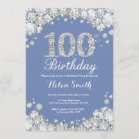 100. Geburtstag Blue Silver Diamond