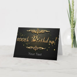 100. Geburtstag! Karte