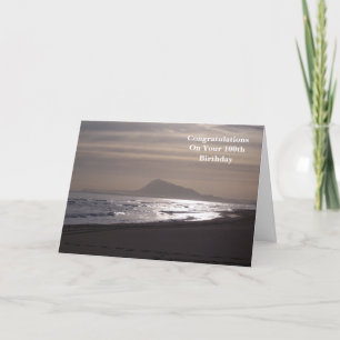 100. Geburtstag Karte
