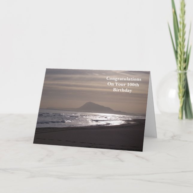 100. Geburtstag Karte (Vorderseite)