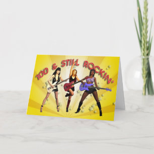 100. Geburtstag mit einer Girl-Band Karte