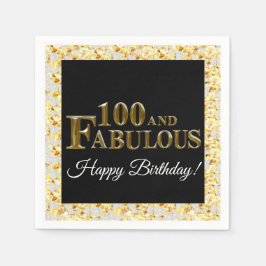 100. Geburtstag Serviette