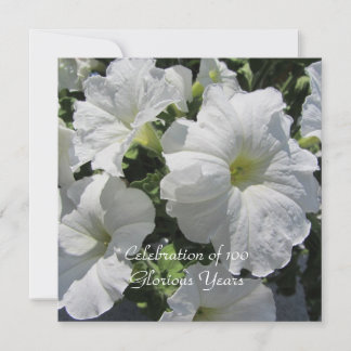 100. Geburtstagsfeier Einladung