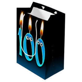 100. Geburtstagskandale Mittlere Geschenktasche Geschenktüte