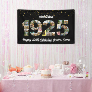 100. Geburtstagskollage 1925 gegründet Banner