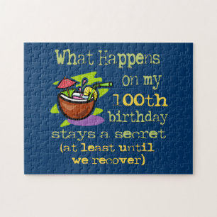 100. Geburtstagsparty Geschenke. Was passiert auf 