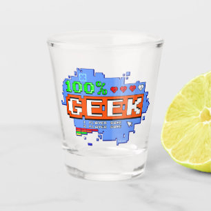 100% Geek Schnapsglas