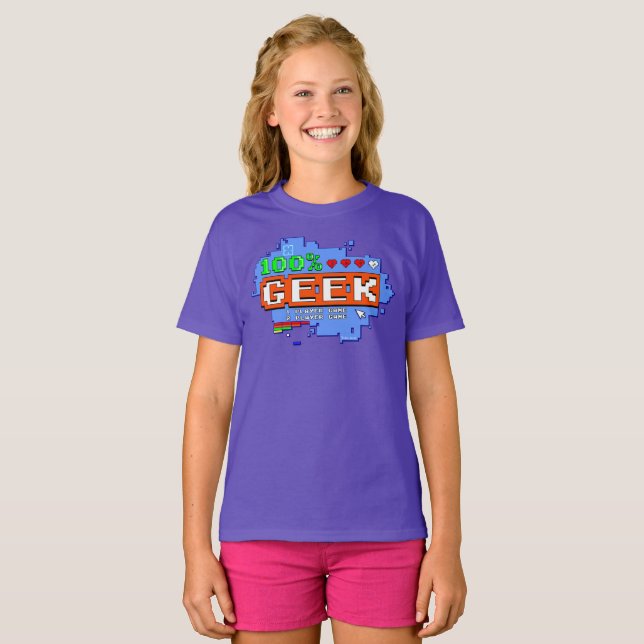 100% Geek T-Shirt (Vorne ganz)