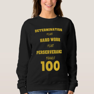 100 gewinnt Wrestling Zitat Sweatshirt