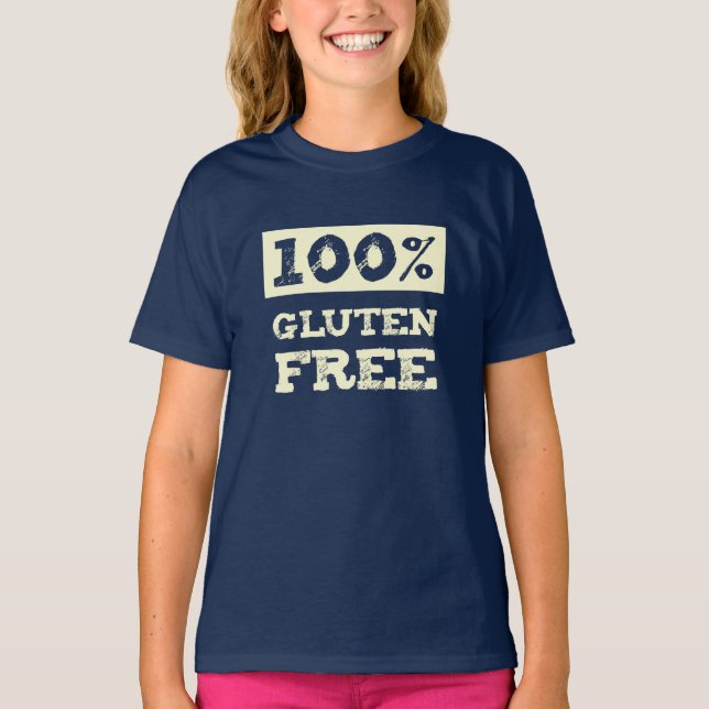100% glutenfrei T-Shirt (Vorderseite)