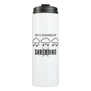 100%ige Chance auf Schredderwettervorhersage Skifa Thermosbecher