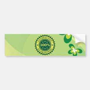 100%ige Zufriedenheit Garantierte Aufkleber Autoaufkleber