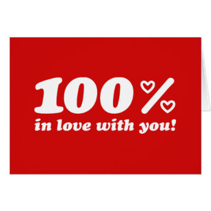 100% in dich verliebt