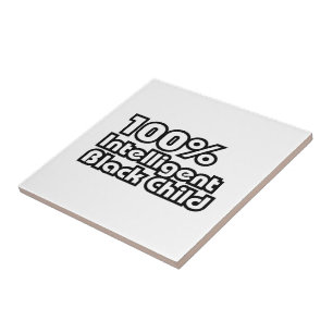 100 % Intelligentes schwarzes Kind Fliese