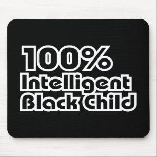 100 % Intelligentes schwarzes Kind Mousepad