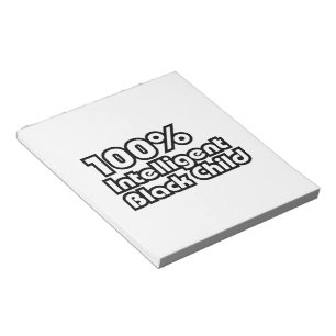 100 % Intelligentes schwarzes Kind Notizblock