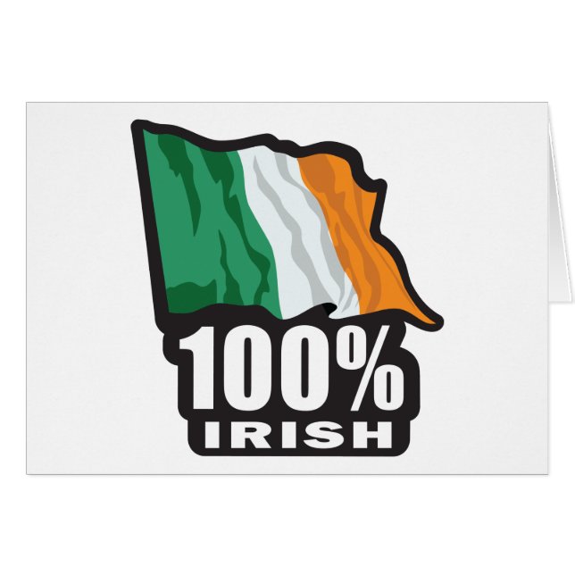 100% Irish/St. Patrick's Day (Devant horizontal)