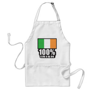 100% Irish/St. Patrick's Day Schürze