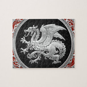 [100] Isländischer Drache, Landvættir [Silber]
