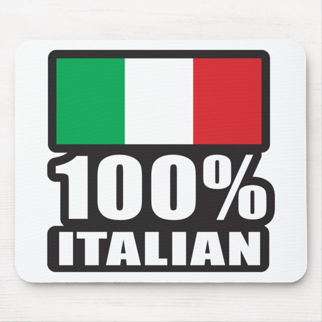 100 % Italienisch Mousepad (Vorne)