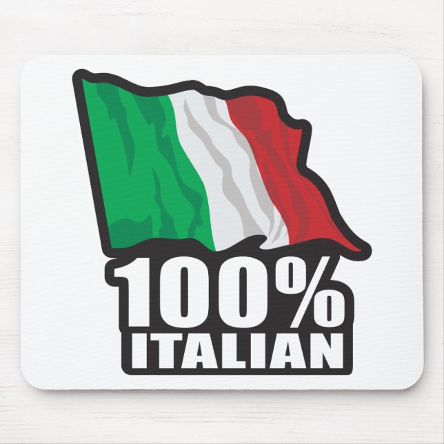 100 % Italienisch Mousepad (Vorne)