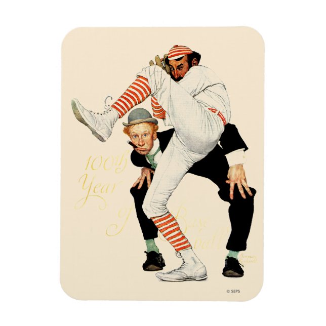 100 Jahre Baseball Magnet (Vertikal)