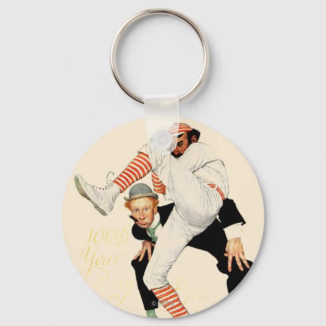 100 Jahre Baseball Schlüsselanhänger (Vorderseite)