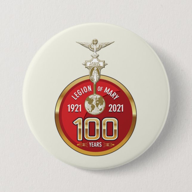 100 Jahre Legion von Mary, Legion von Mary Button (Vorderseite)