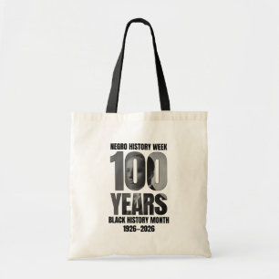 100 Jahre Negro History Week Black HIstory Month Tragetasche