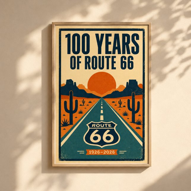 100 Jahre Route 66 Centennial Litho Poster (Von Creator hochgeladen)