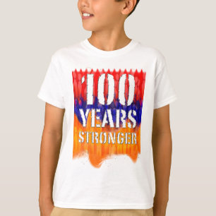 100 Jahre stärkere armenische Jugend-Sweatshirt- T-Shirt