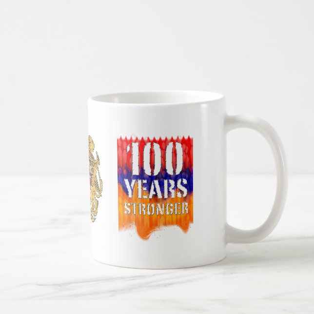 100 Jahre stärkere armenische Tassen- Kaffeetasse (Rechts)