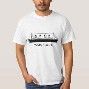 100 Jahre vom unsinkbaren titanischen T-Shirt