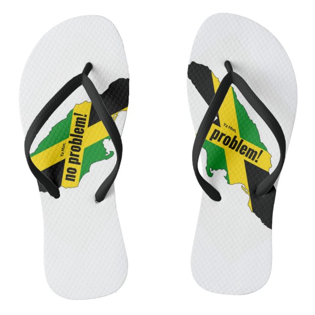 100 % Jamaikaner Sandal Flip Flops (Fußbett)