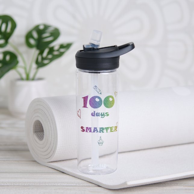 100 Jours Bouteille d'eau intelligente - École pou (Yoga (pivotée))