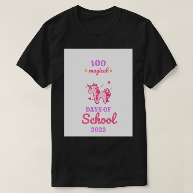 100 jours d'école 2022 Classic TShirt (Design devant)