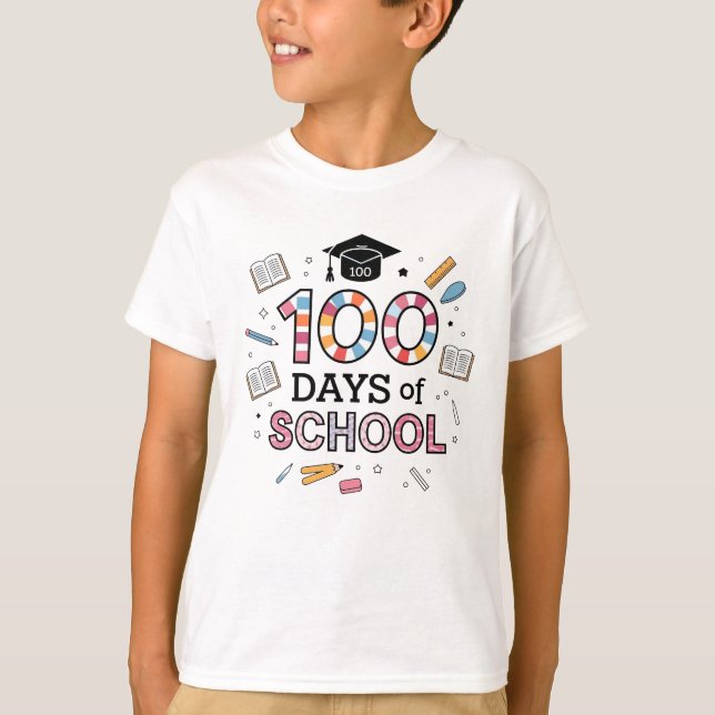 100 jours d'école T-shirt (Devant)
