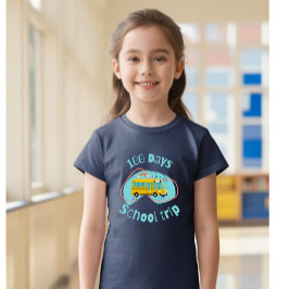 100 Jours Voyage scolaire T-shirt enfant, T-shirt 