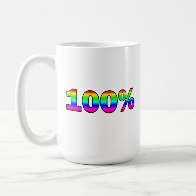 100 % KAFFEETASSE (Links)