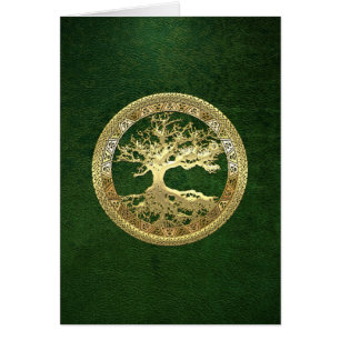 [100] Keltischer Baum des Lebens [Gold]