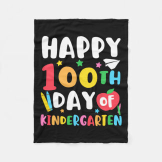100. Kindergartenlehrer Kinder 100 Tage Sc Fleecedecke