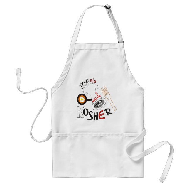 100 % Kosher Schürze (Vorne)