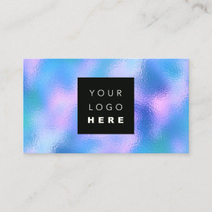 100 kundenspezifisches Logo QRCODE Holografisches Visitenkarte