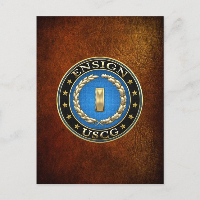 [100] Küstenwache: Ensign (ENS) Postkarte (Vorderseite)