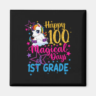 100 magische Tage der 1. Klasse Magnet