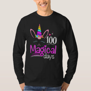 100 magische Tage Einhorn 100. Schulmädchen T-Shirt