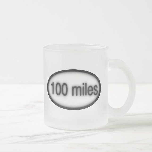 100 Meilen Mattglastasse (Rechts)