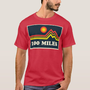100-Meilen-Pfad und Ultra-Running-Berge 1 T-Shirt