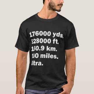 100-Meilen-Rennen Ultra-Marathon Finisher T-Shirt