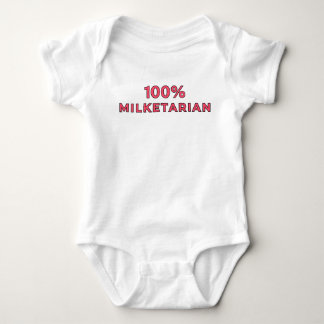 100% Milketarier - Rosa Baby Strampler